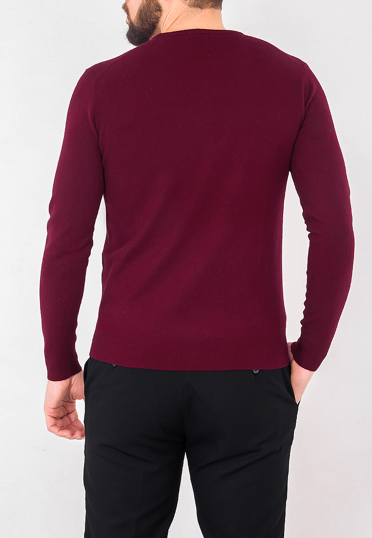 G121-W (винный) Джемпер мужской