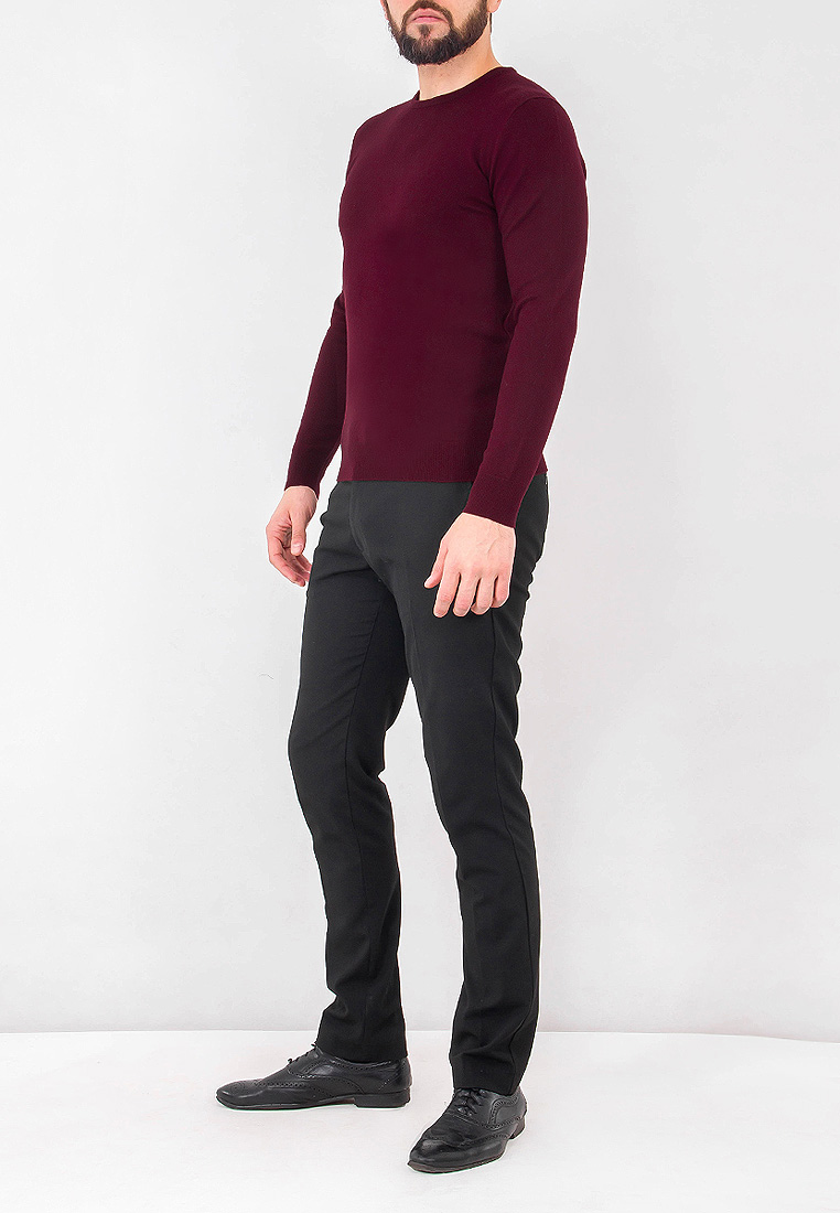 G121-W (винный) Джемпер мужской