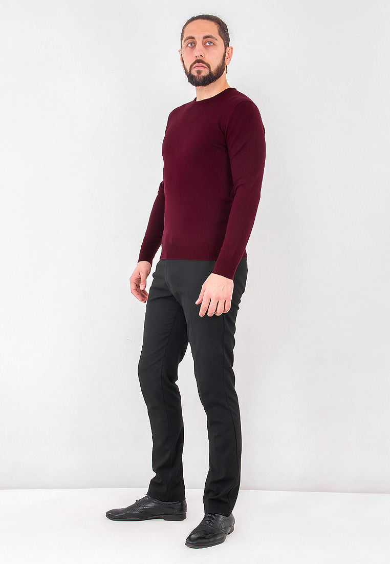 G121-W (винный) Джемпер мужской