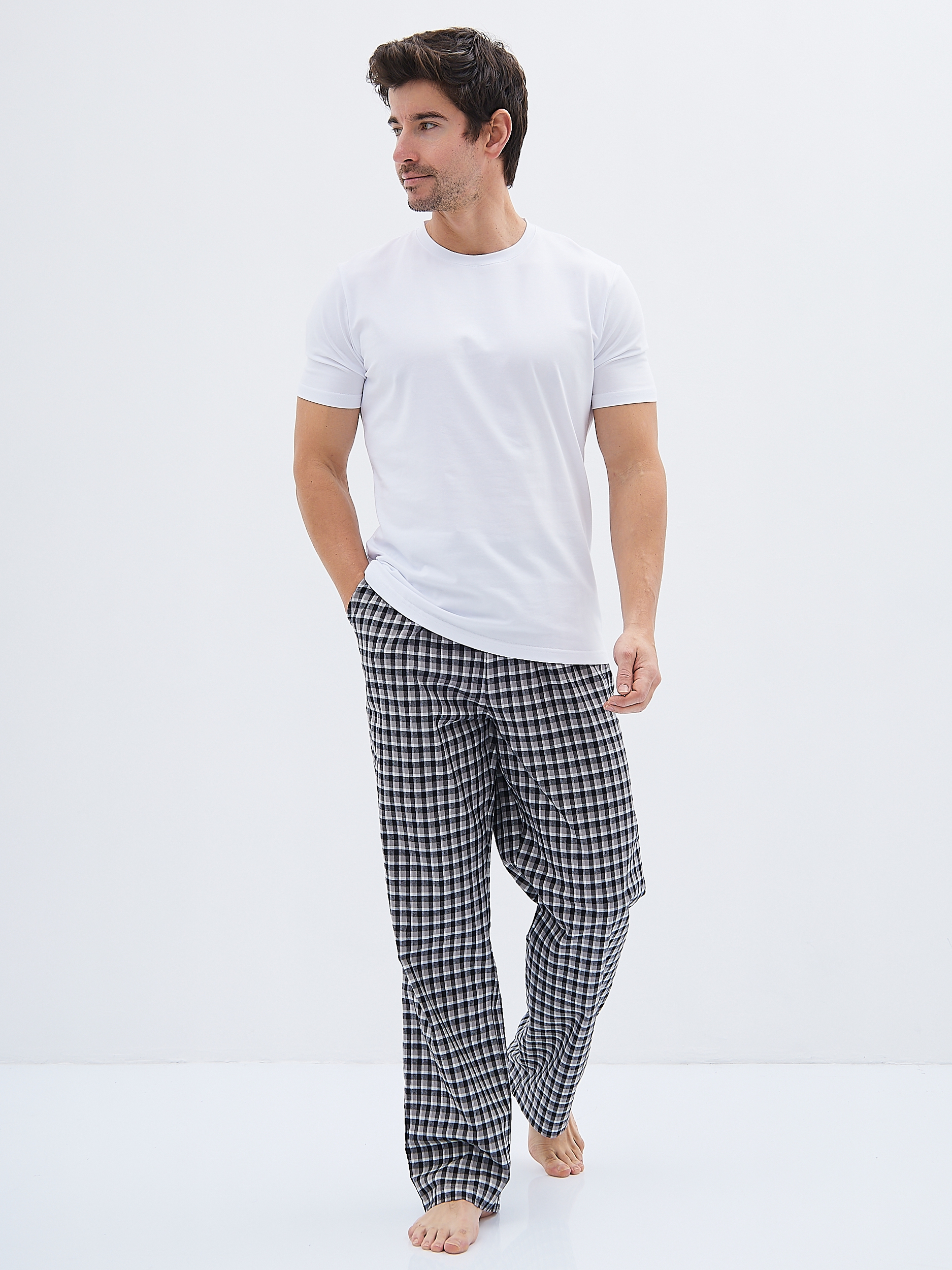 GH-171-6093-1-серый Брюки мужские