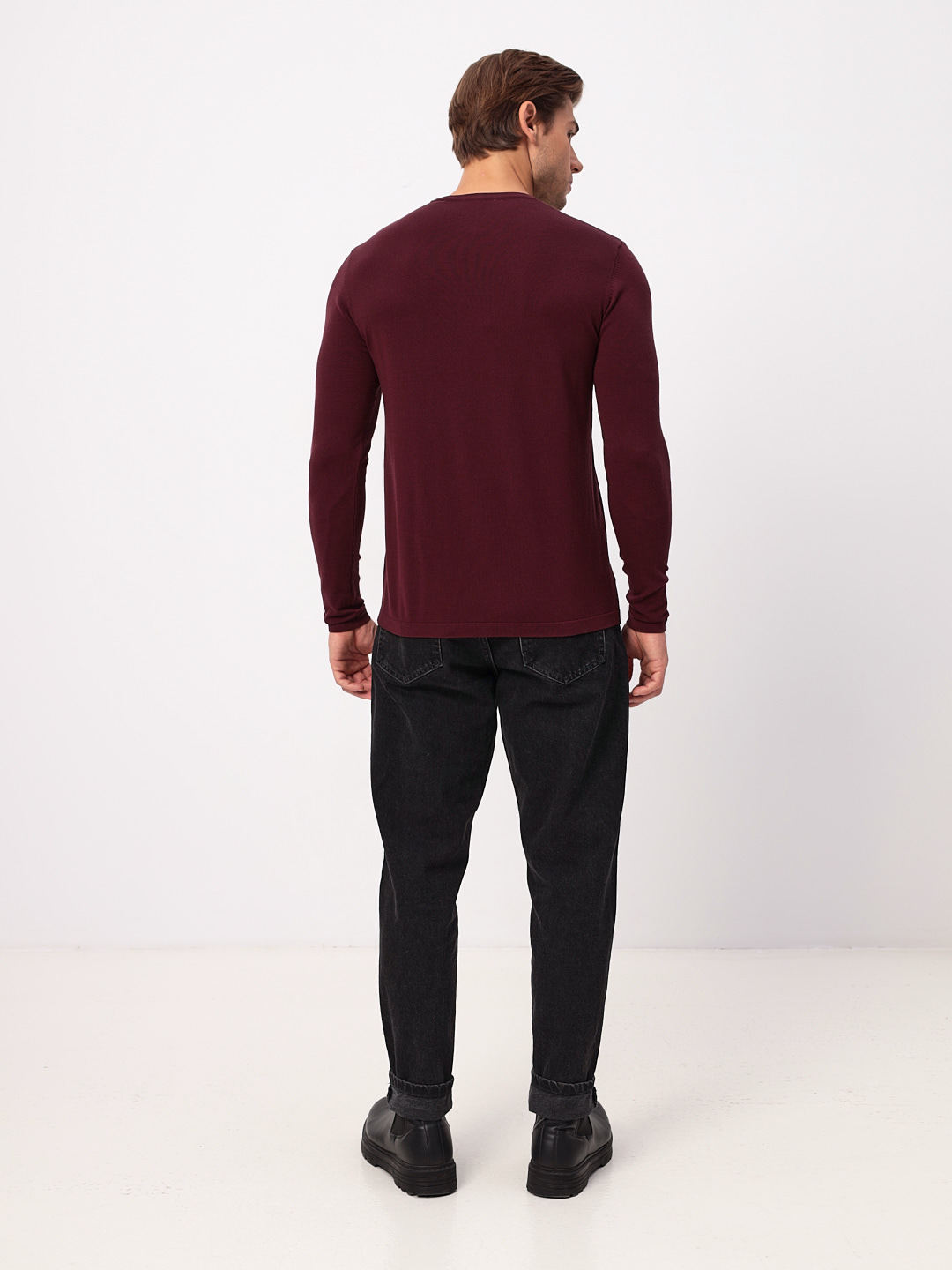 G121-T111 (бордо) Джемпер мужской