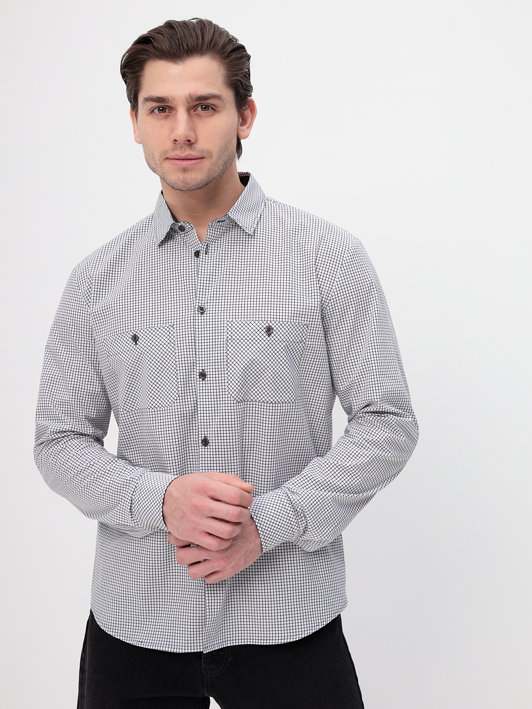 135/111/061/ZN/1p Сорочка мужская длинный рукав