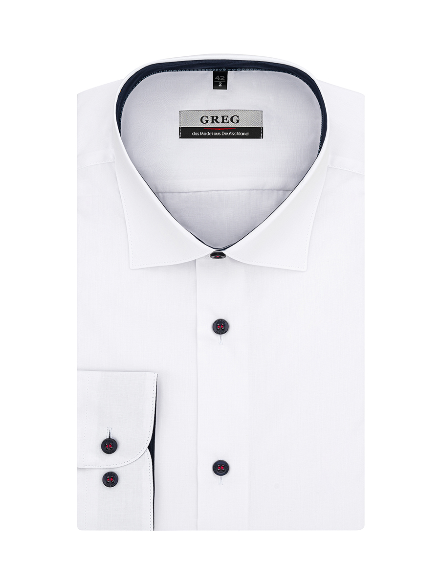 100/139/WH/Z/11p Сорочка мужская длинный рукав