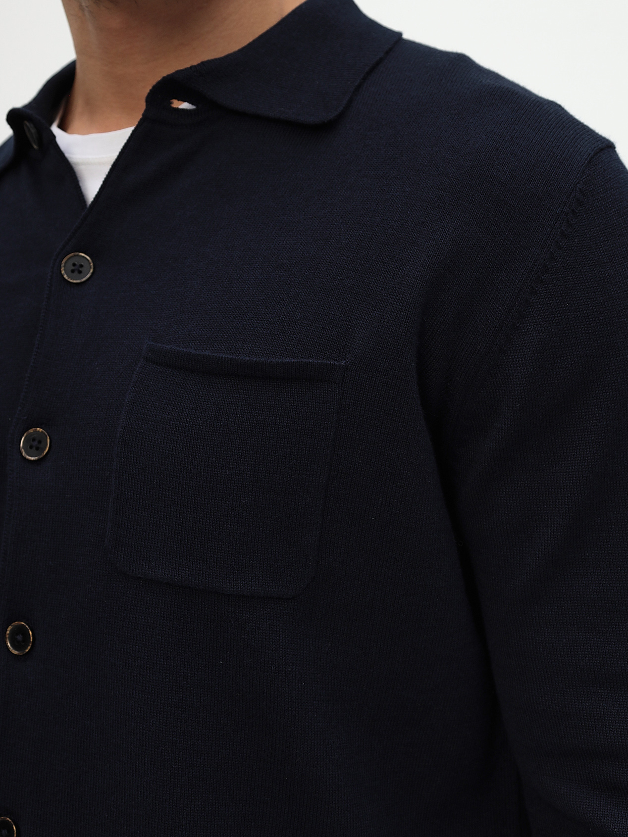 G148-TP (т.синий) Кардиган мужской