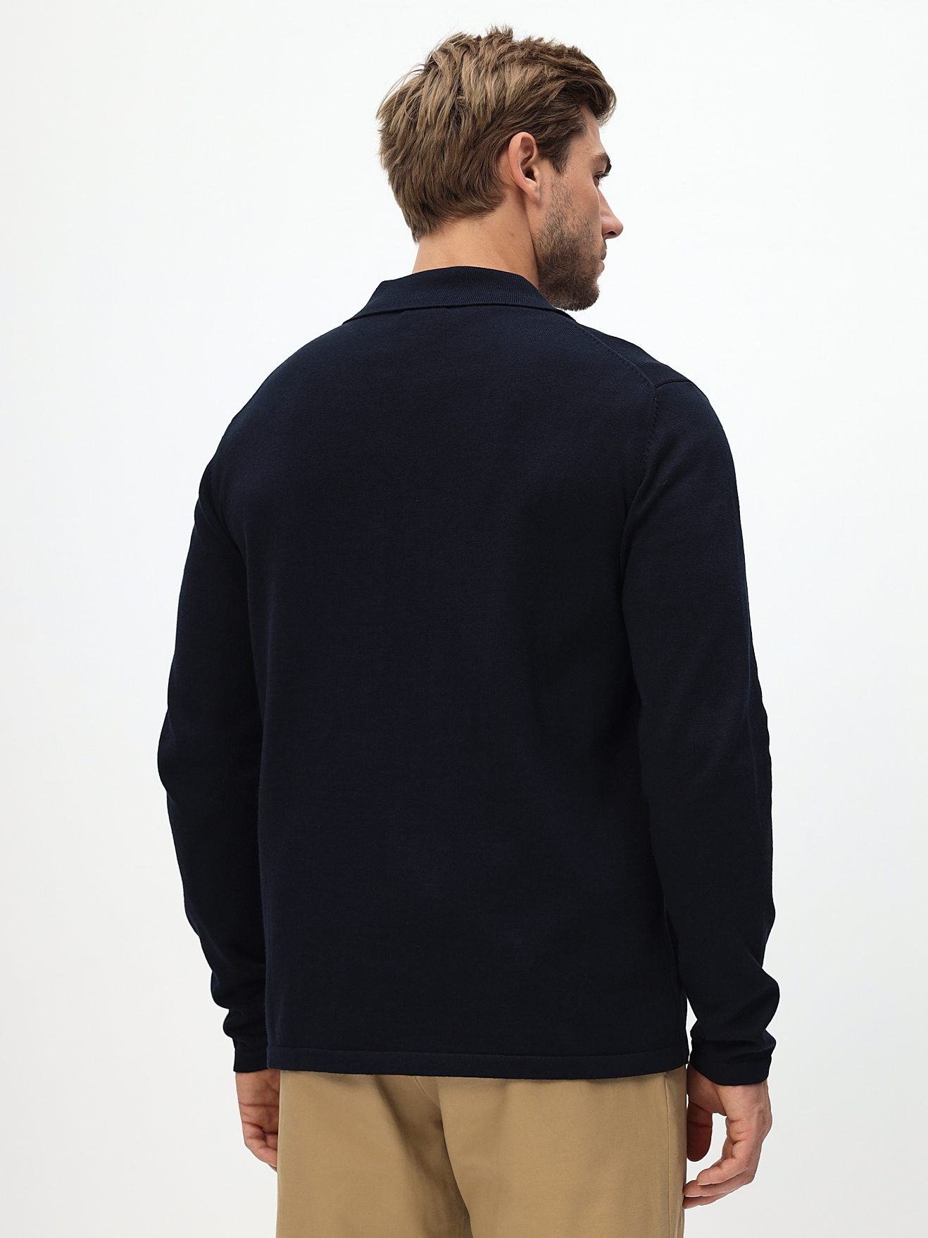 G148-TP (т.синий) Кардиган мужской