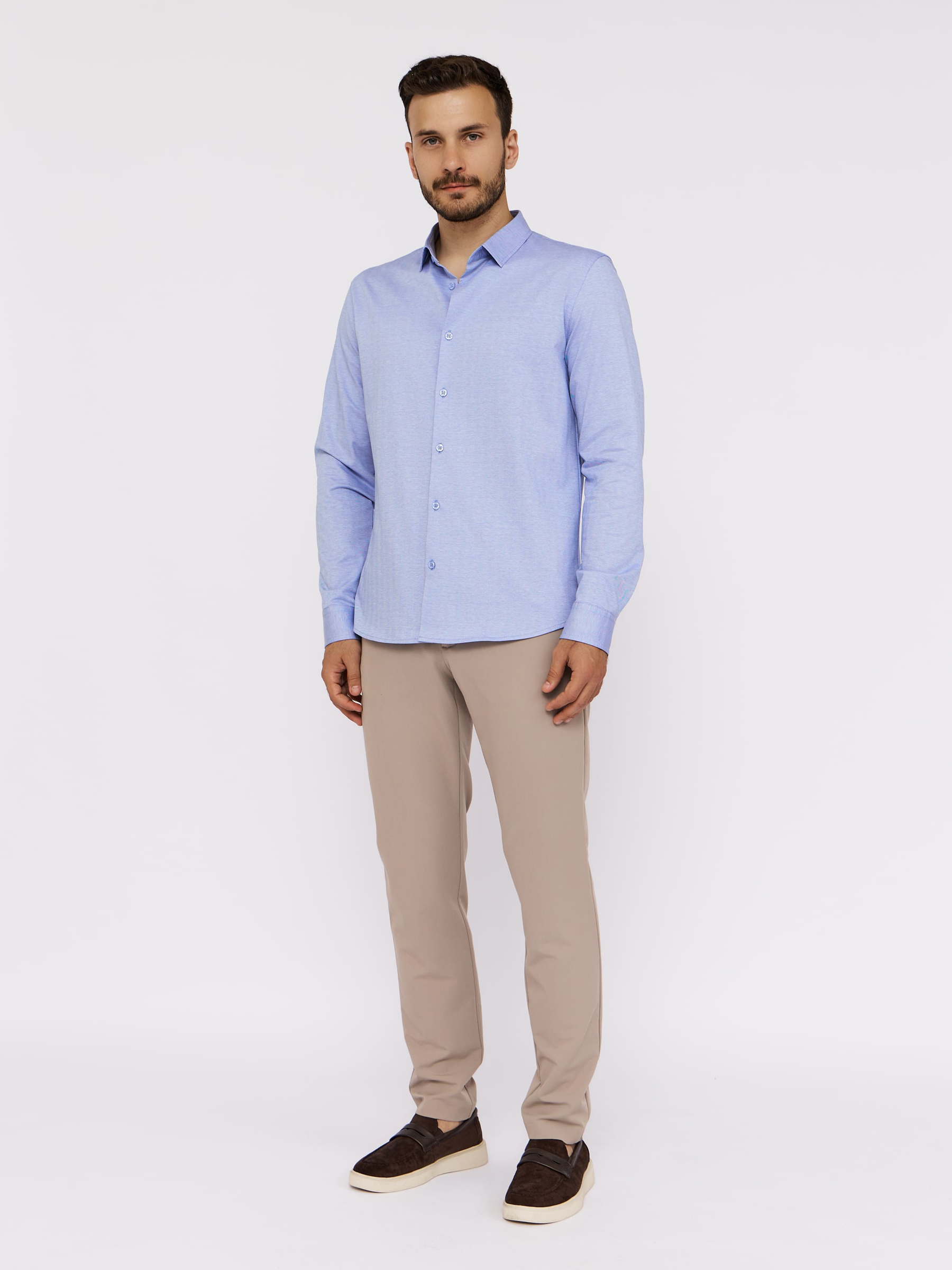 SK223/131/0414/ZN Рубашка трикотажная мужская