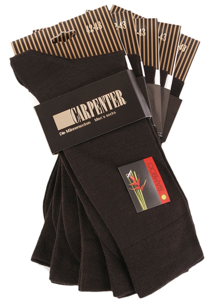 Cr-11/06 т.коричневый Носки мужские (в упаковке 5 пар)