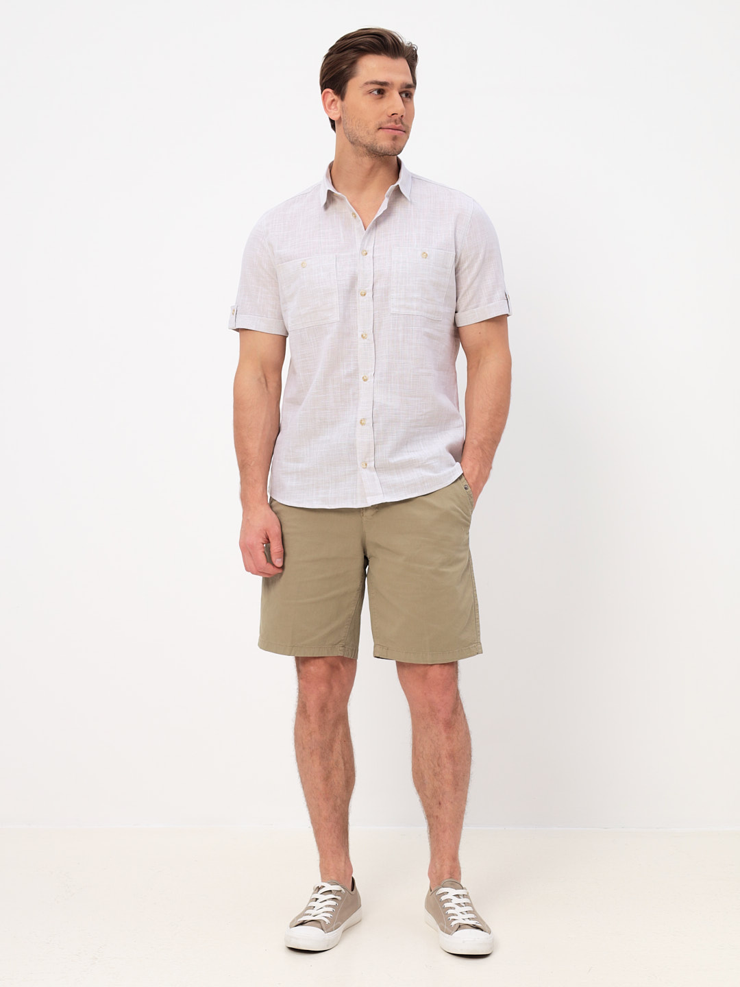 510/201/FL/ZS/KP Сорочка мужская короткий рукав