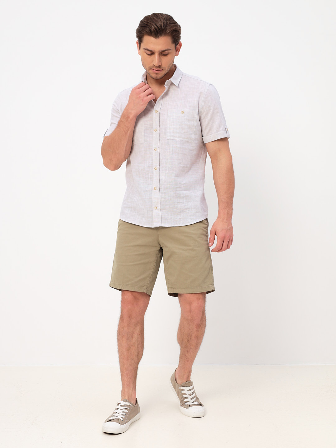 510/201/FL/ZS/KP Сорочка мужская короткий рукав