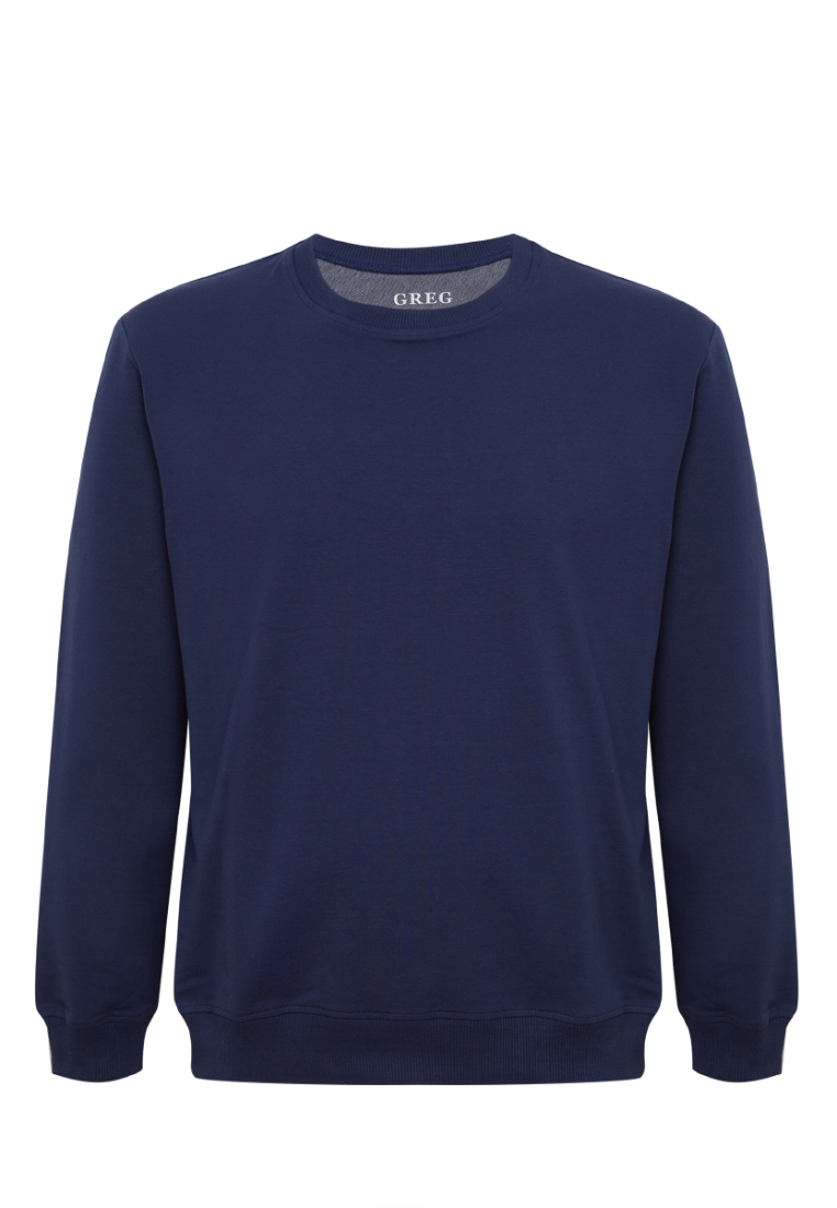 G121-OZ02-20 (т.синий) Свитшот мужской