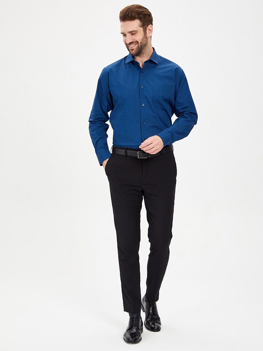 230/119/DB_V Сорочка мужская длинный рукав