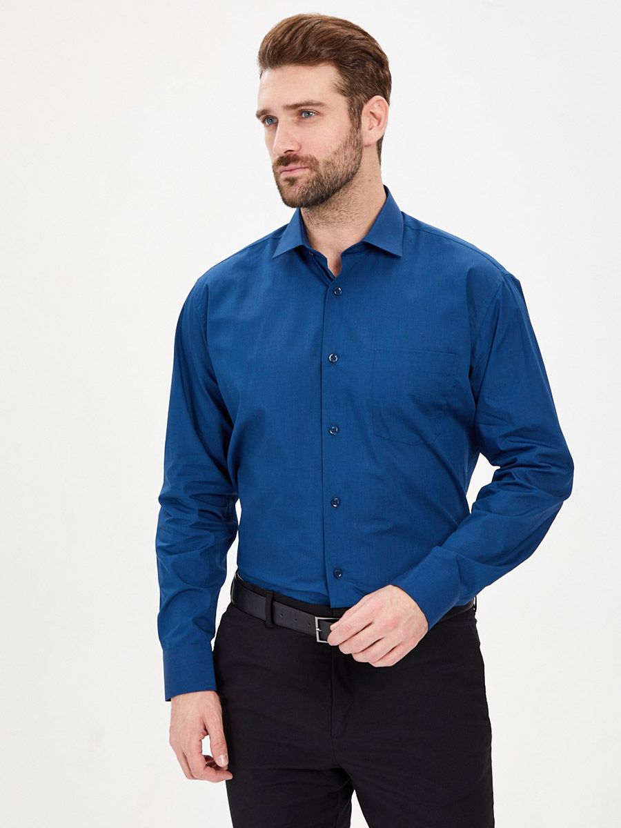 230/119/DB_V Сорочка мужская длинный рукав