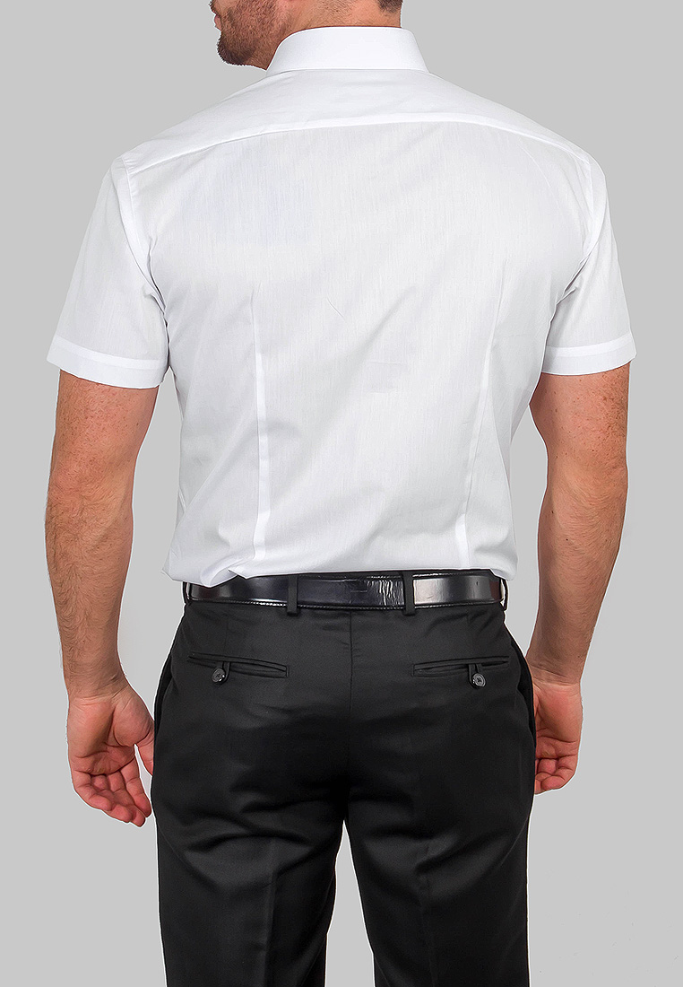 100/109/WHITE/ZV Сорочка мужская короткий рукав