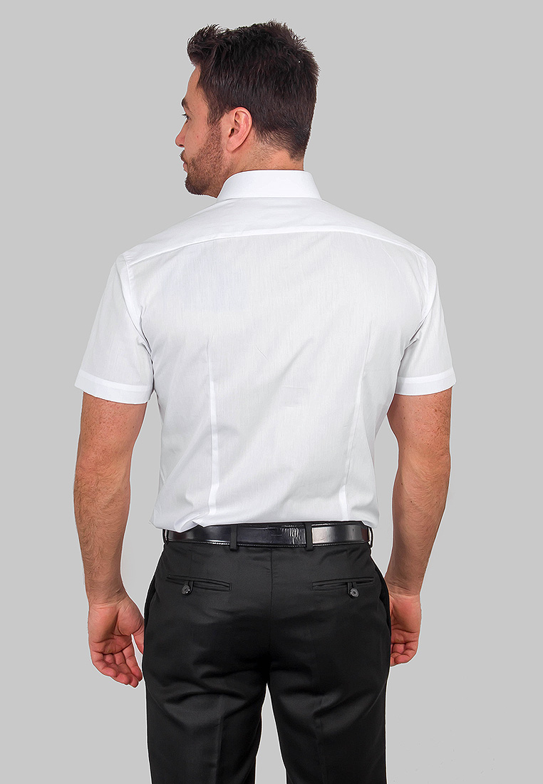 100/109/WHITE/ZV Сорочка мужская короткий рукав