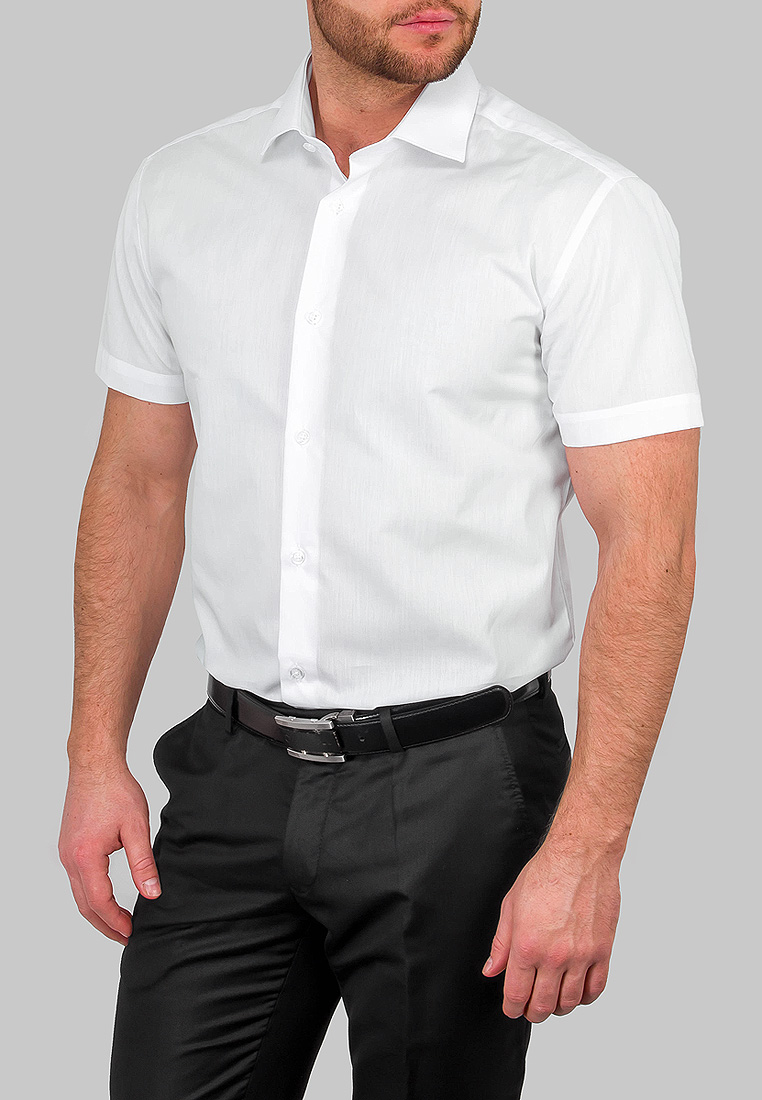 100/109/WHITE/ZV Сорочка мужская короткий рукав