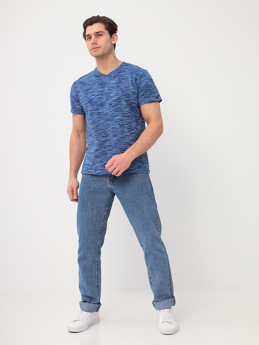 G146-KM-OR1046 (синий) Футболка мужская короткий рукав