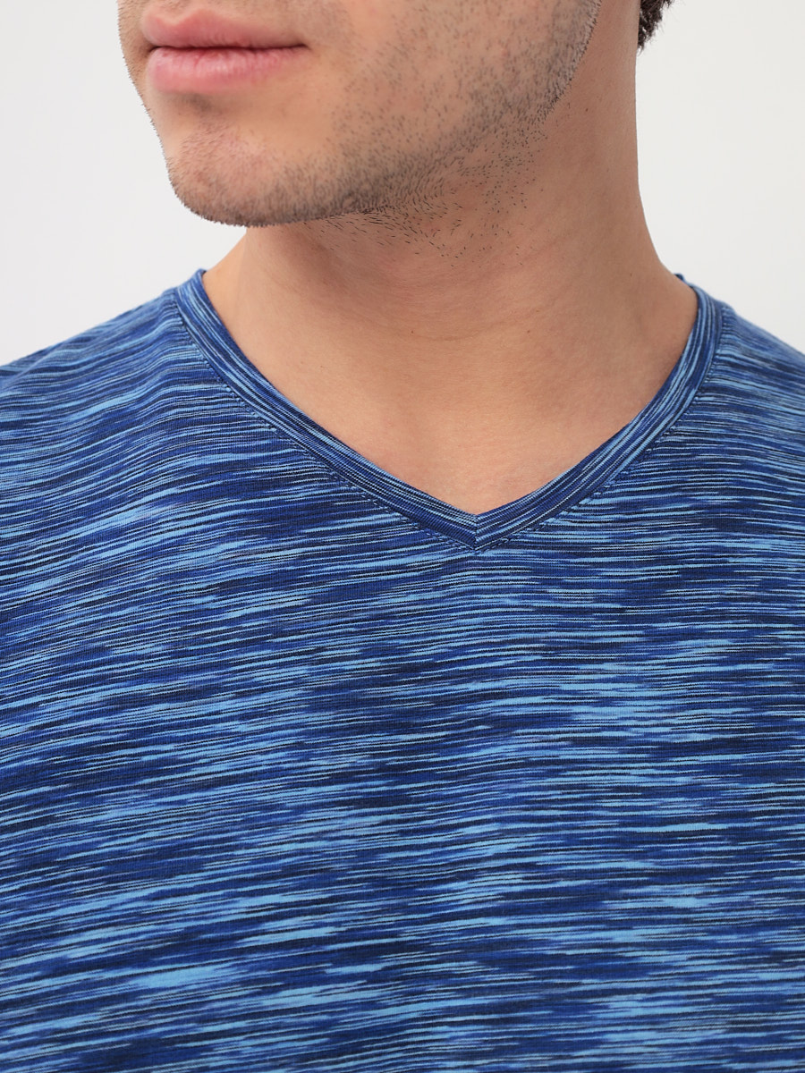 G146-KM-OR1046 (синий) Футболка мужская короткий рукав