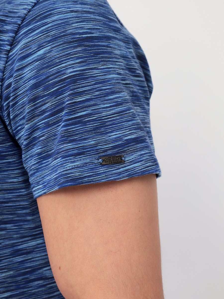 G146-KM-OR1046 (синий) Футболка мужская короткий рукав