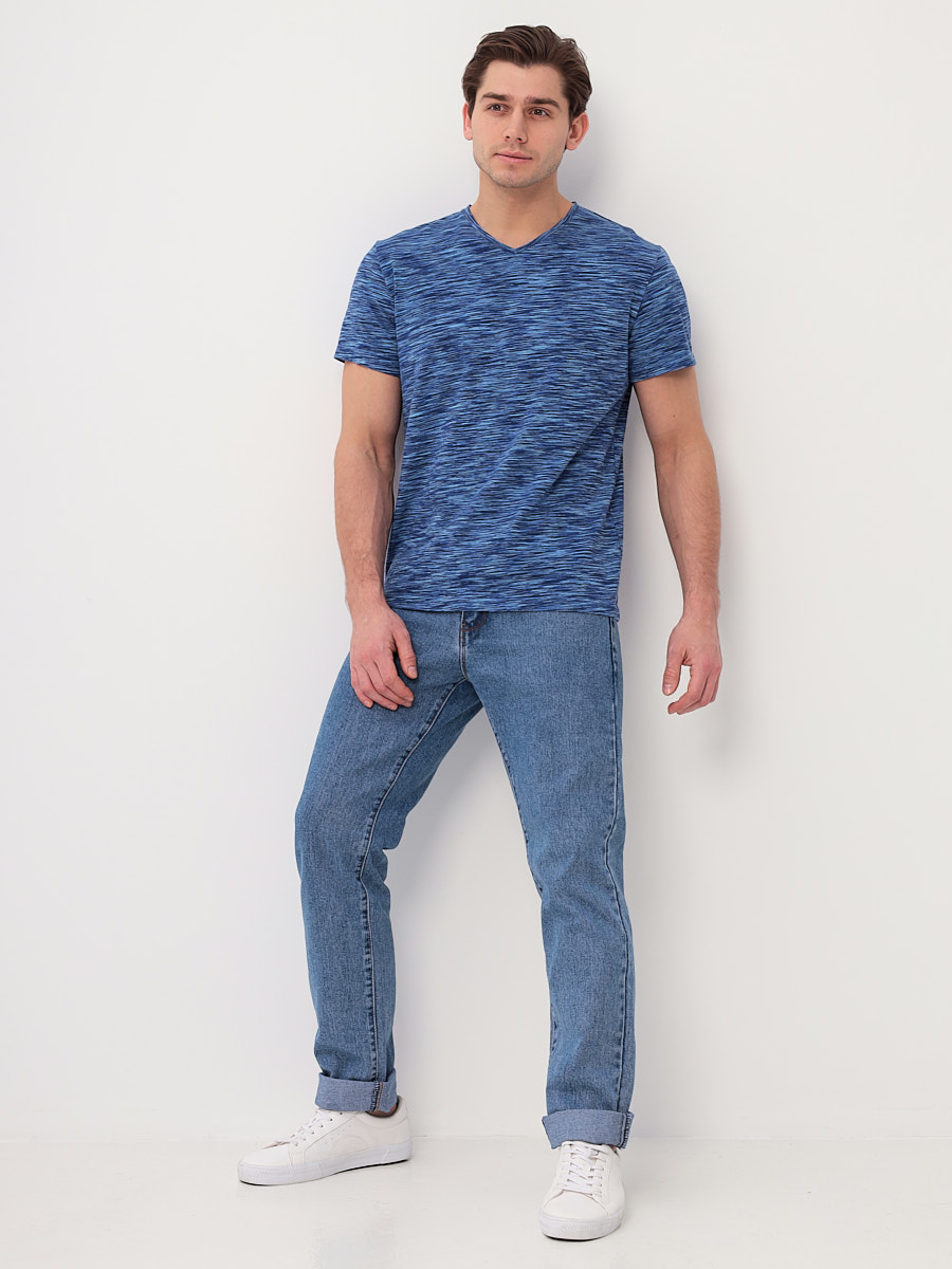 G146-KM-OR1046 (синий) Футболка мужская короткий рукав