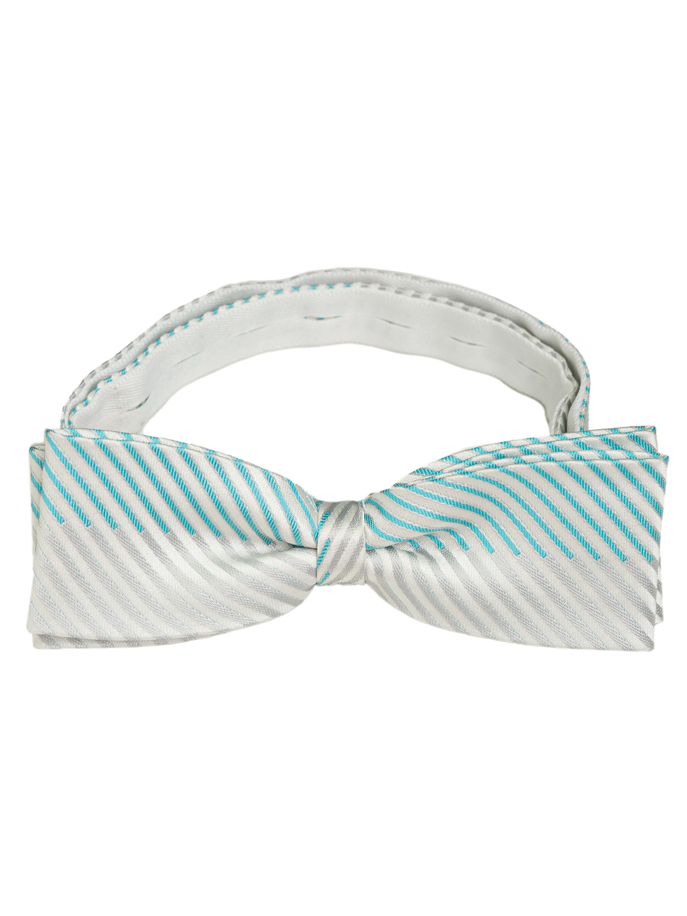 Greg-silk 15-бело-голуб.512.1.03 Галстук-бабочка мужской