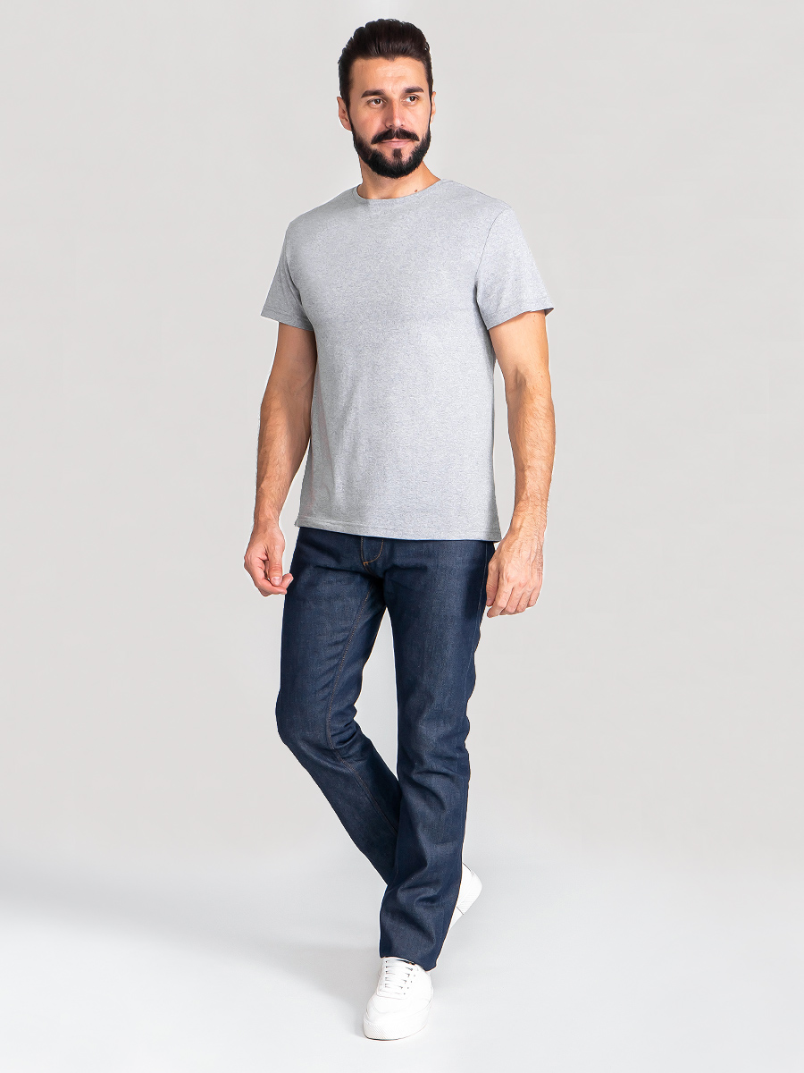 G145-RM-0001 (св.серый м.) Футболка мужская короткий рукав