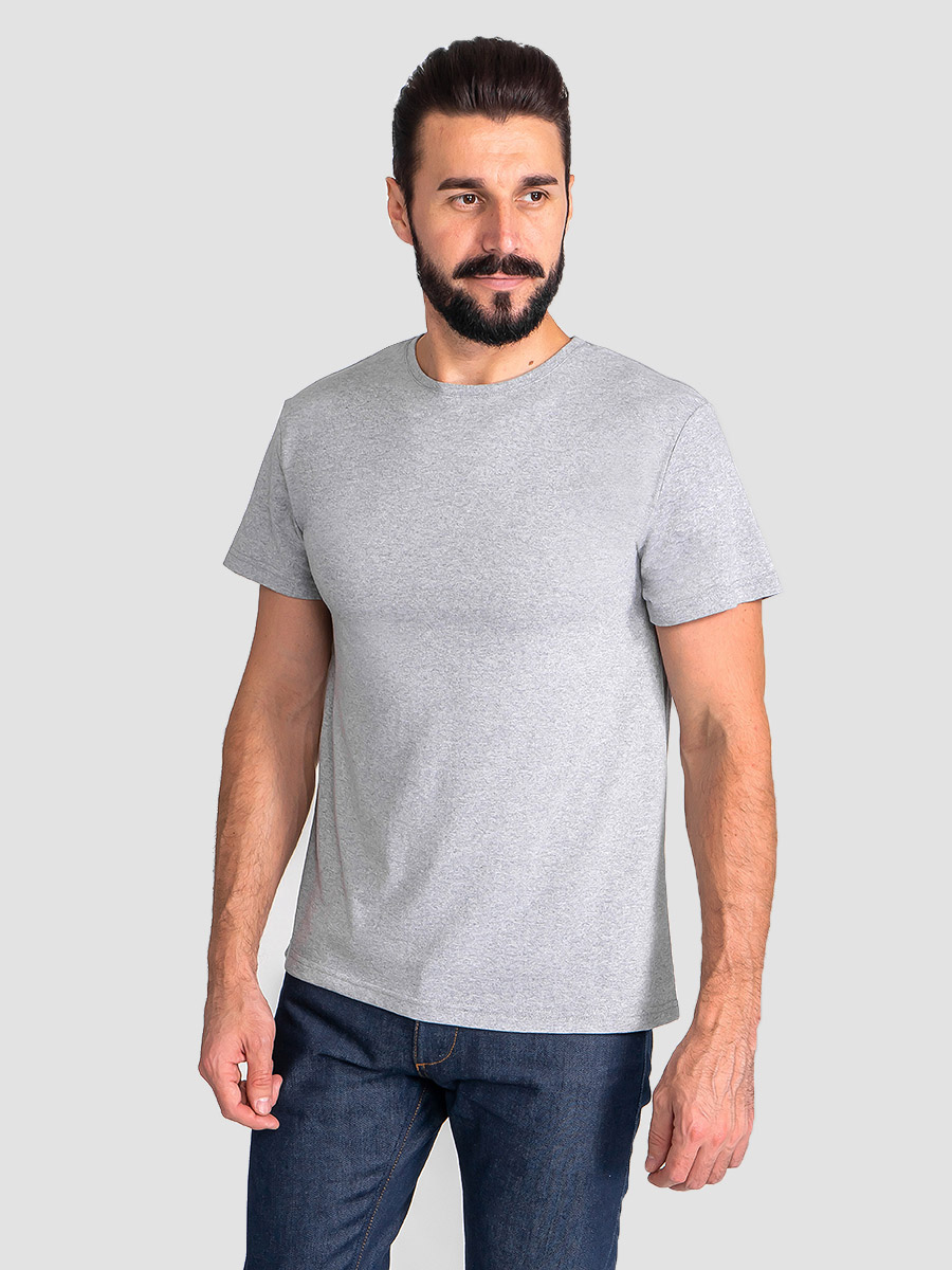 G145-RM-0001 (св.серый м.) Футболка мужская короткий рукав