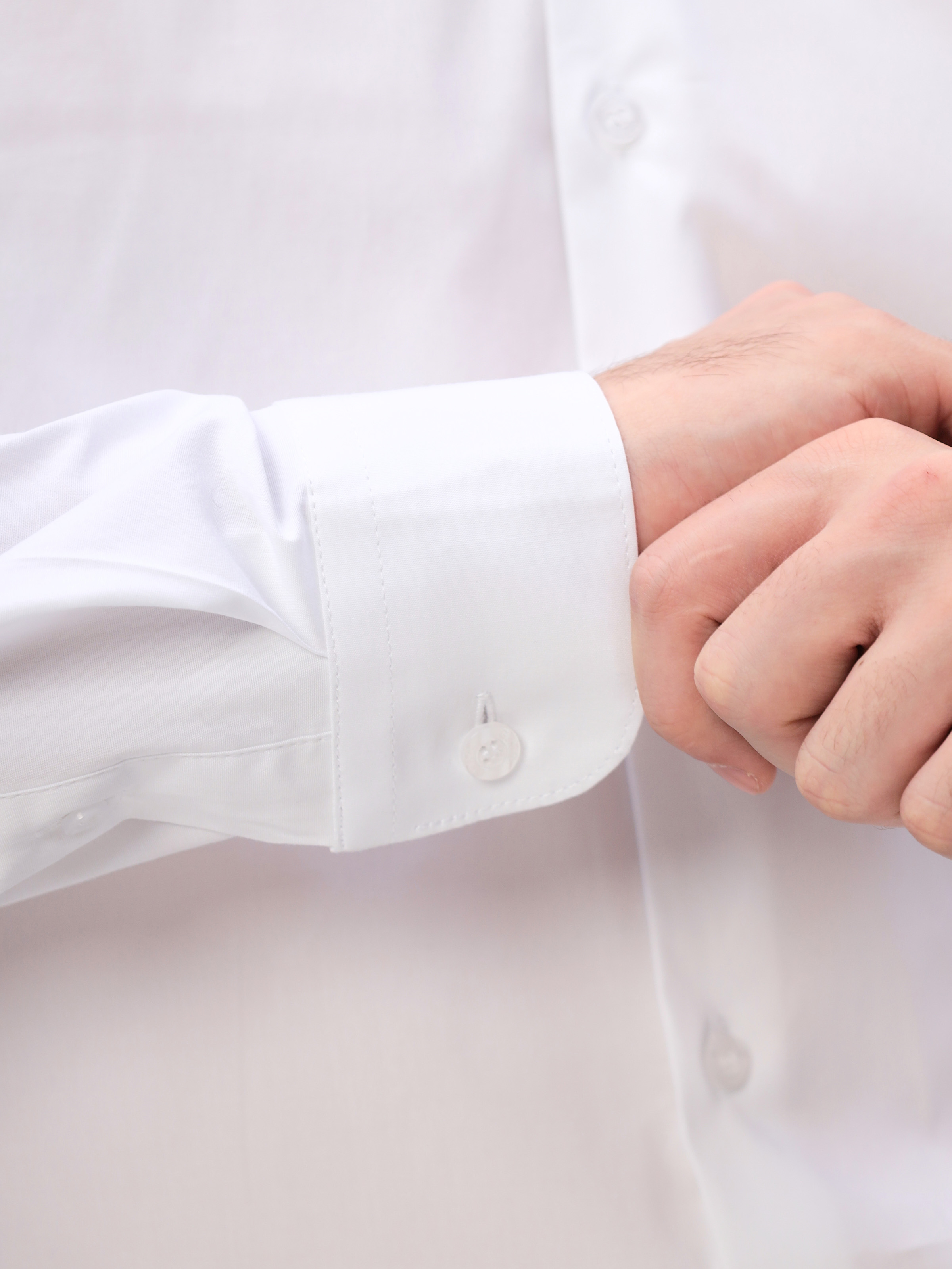 100/237/WH/ZVN_SL STRETCH Сорочка мужская длинный рукав