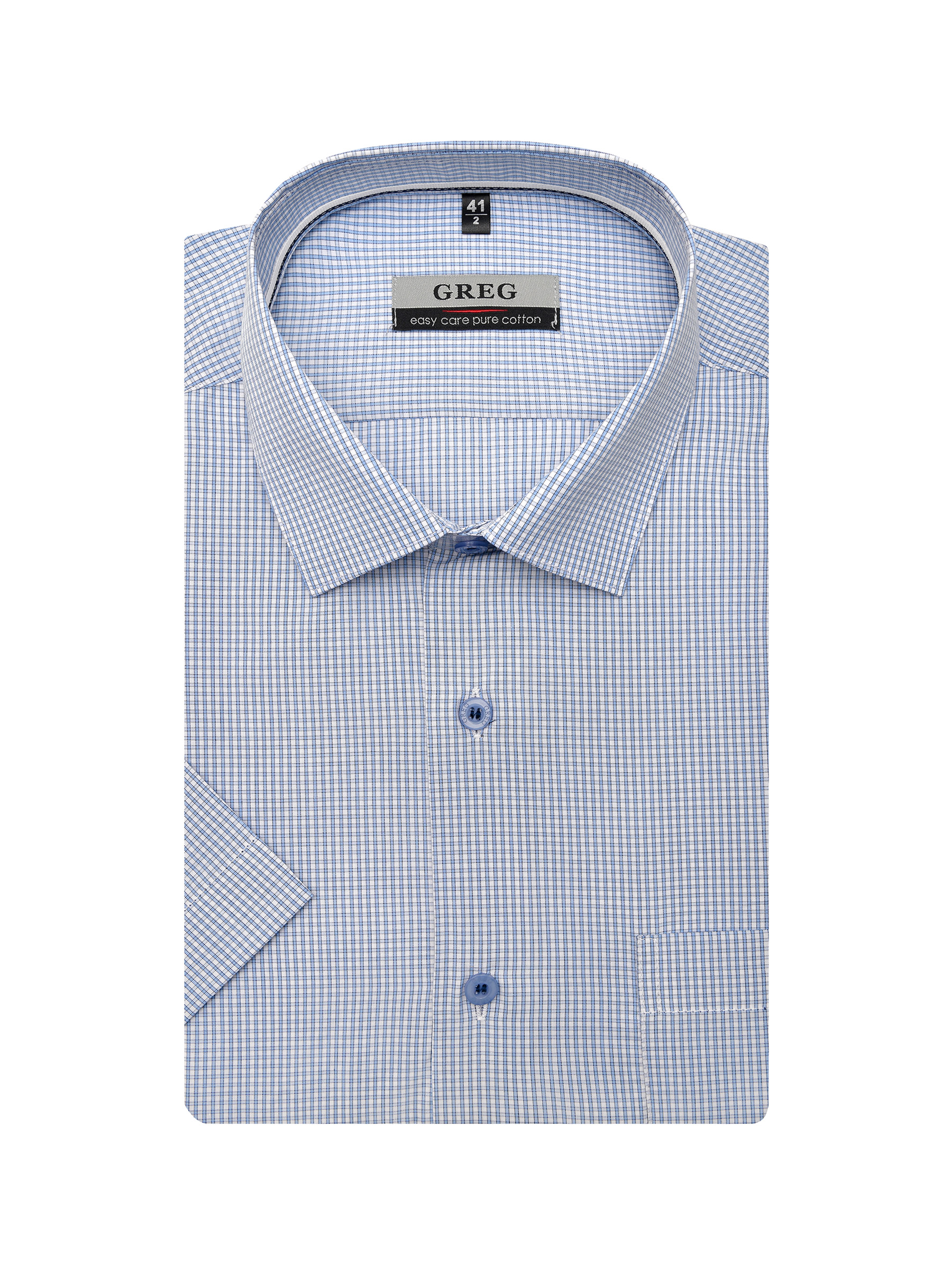 124/201/6177/1p Сорочка мужская короткий рукав