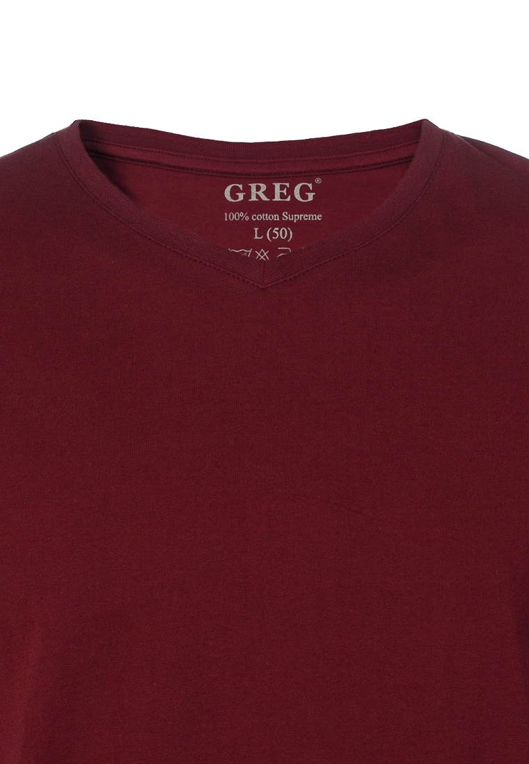 TS524V (бордовый) Футболка мужская короткий рукав