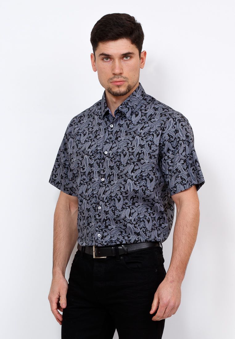 c323/05/9256/Z/1 Сорочка мужская короткий рукав