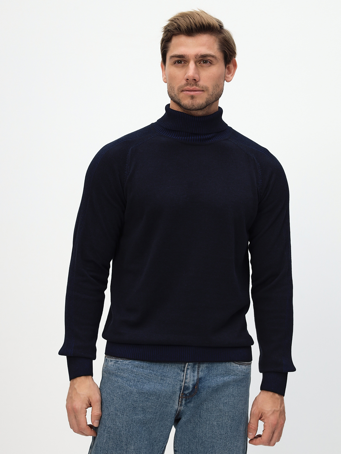 G123-5PР ванизе (т.син/ярко-син.) Джемпер мужской