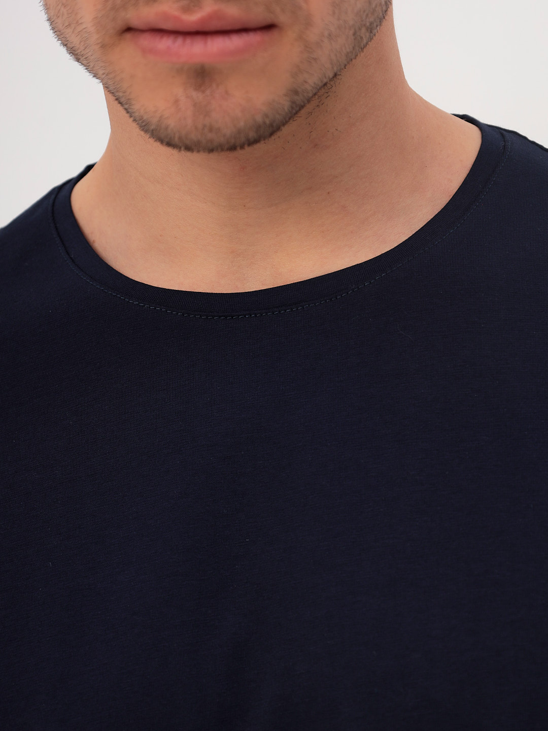 G145-KO-SA-S5106 (т.синий) Футболка мужская короткий рукав