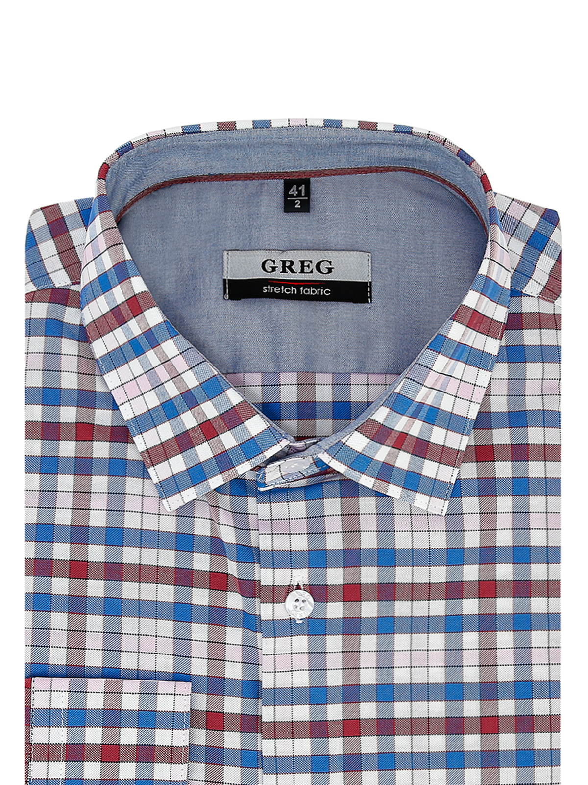 265/237/1166/ZN/1p STRETCH Сорочка мужская длинный рукав