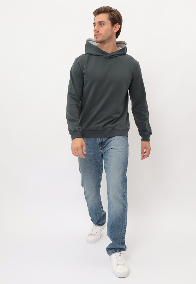 G172-OZ02-2020 (т.изумруд) Худи мужское