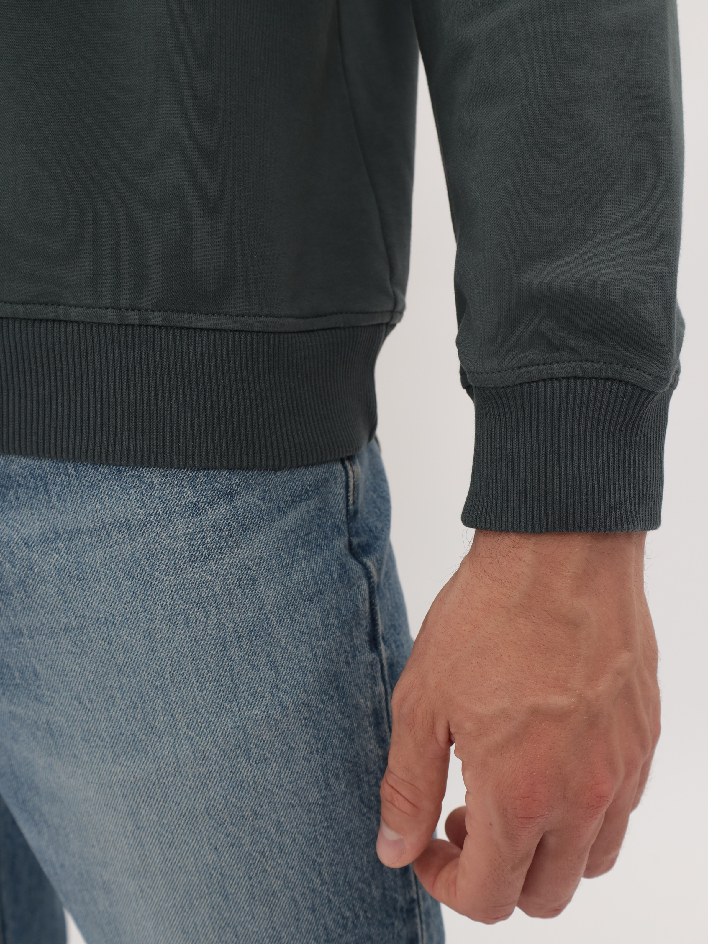 G172-OZ02-2020 (т.изумруд) Худи мужское