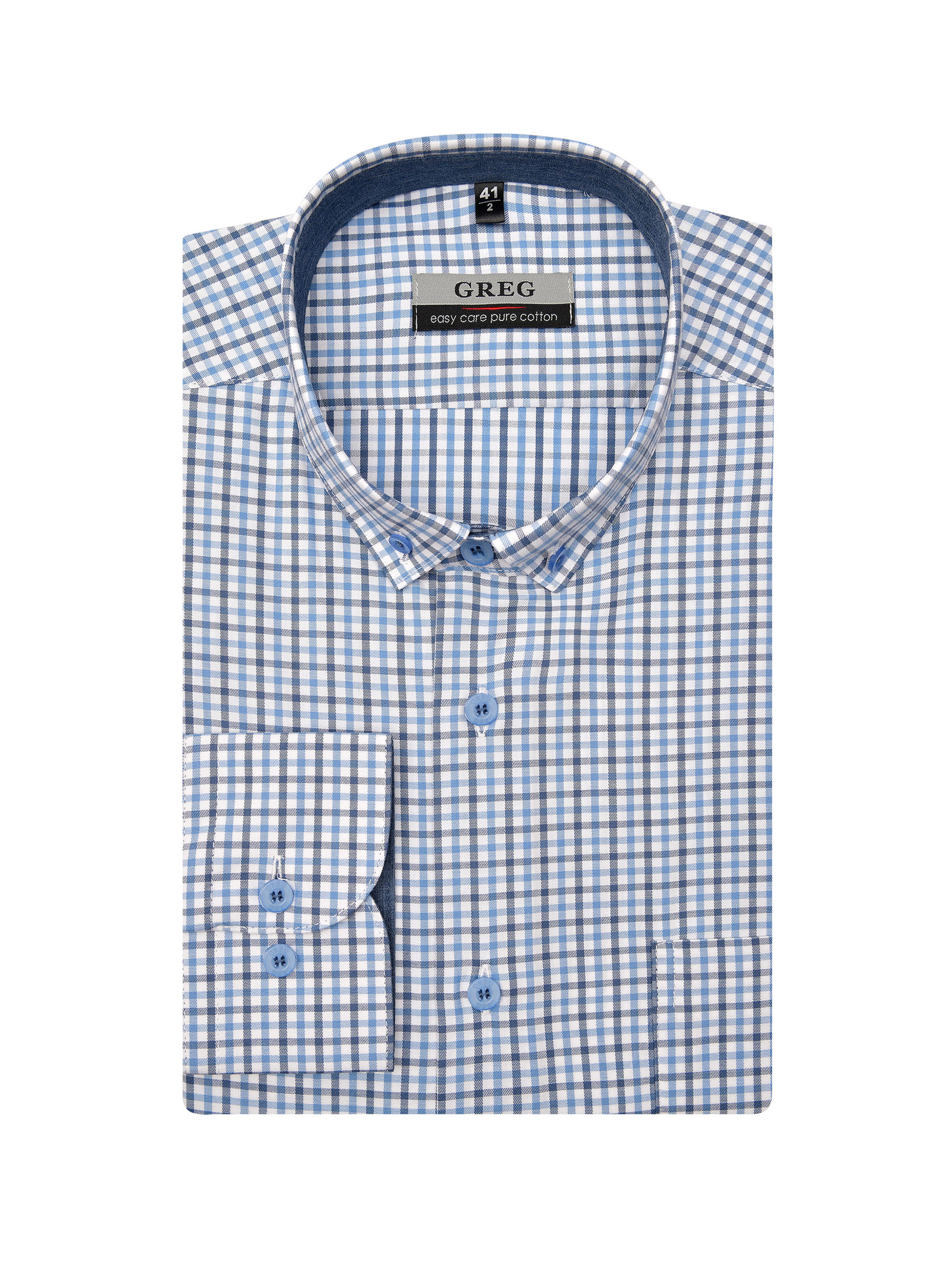 125/211/6095/b/1 Сорочка мужская длинный рукав