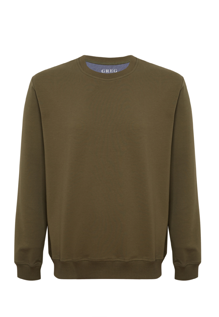 G121-OZ02-25 (хаки) Свитшот мужской
