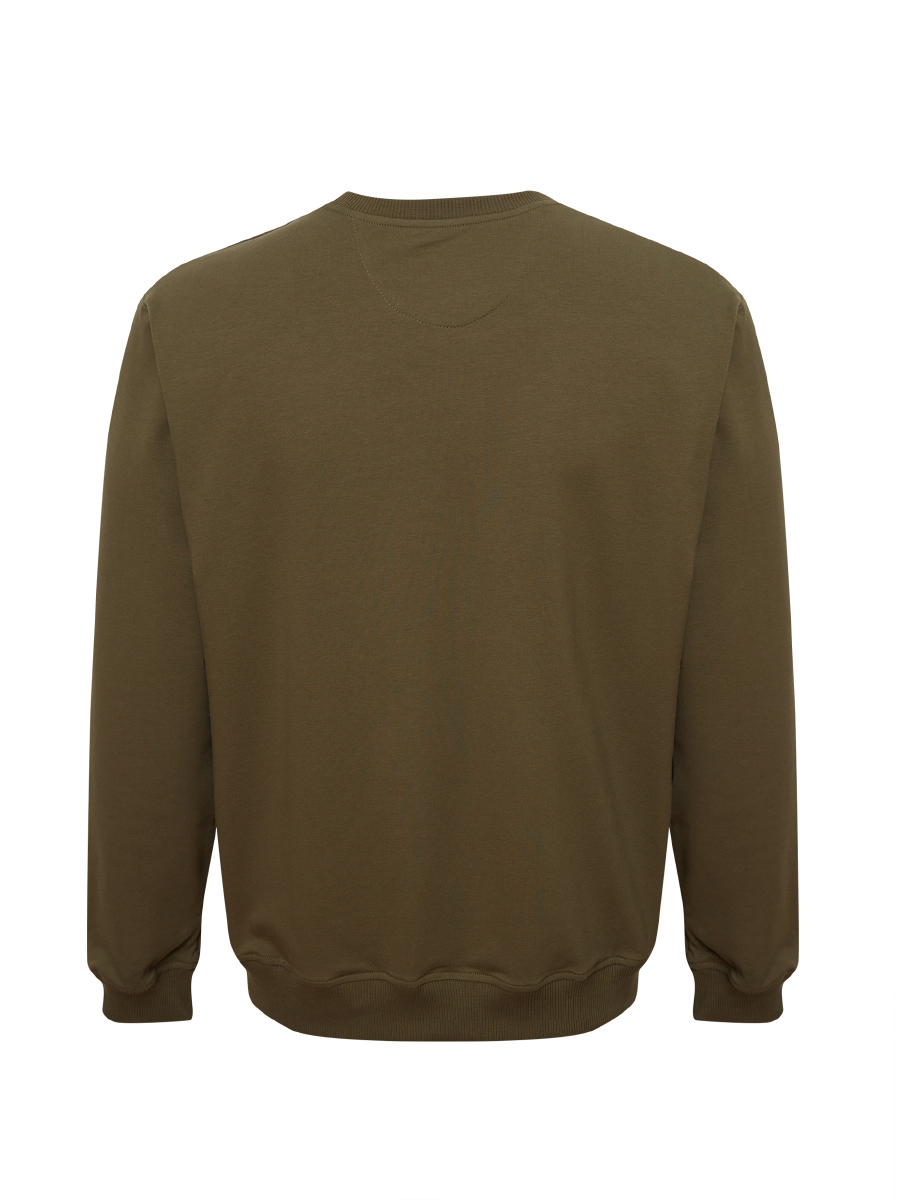 G121-OZ02-25 (хаки) Свитшот мужской