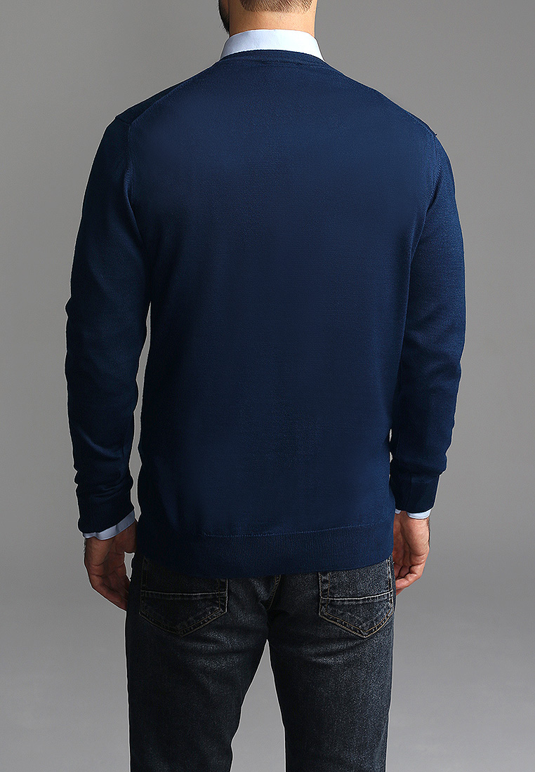 G124-EV (яр.синий) Джемпер мужской