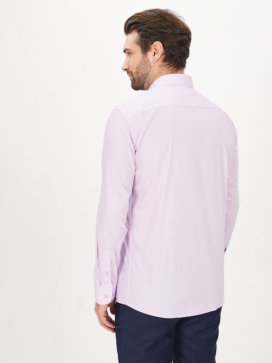 c710/157/lav Сорочка мужская длинный рукав