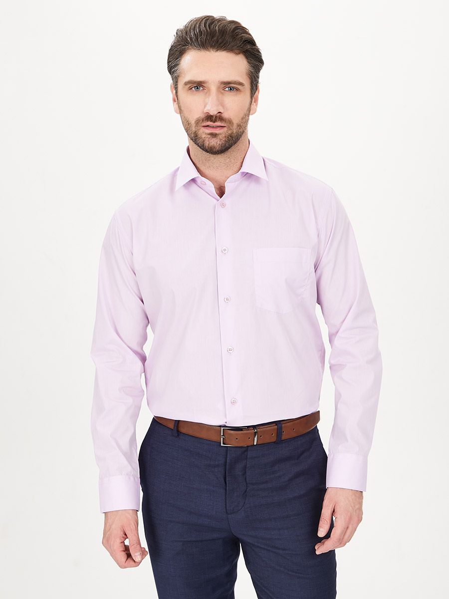 c710/157/lav Сорочка мужская длинный рукав
