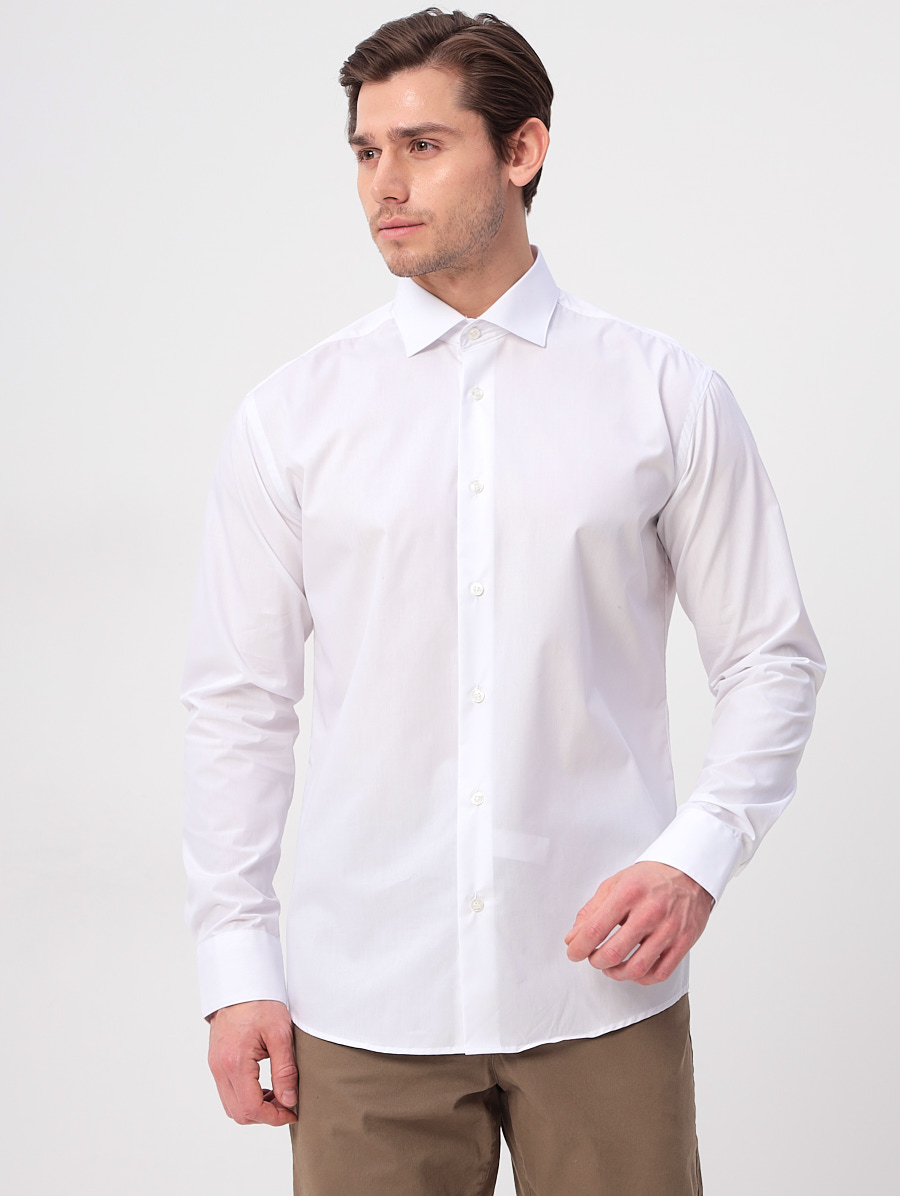 100/199/WHITE/Z_V Сорочка мужская длинный рукав