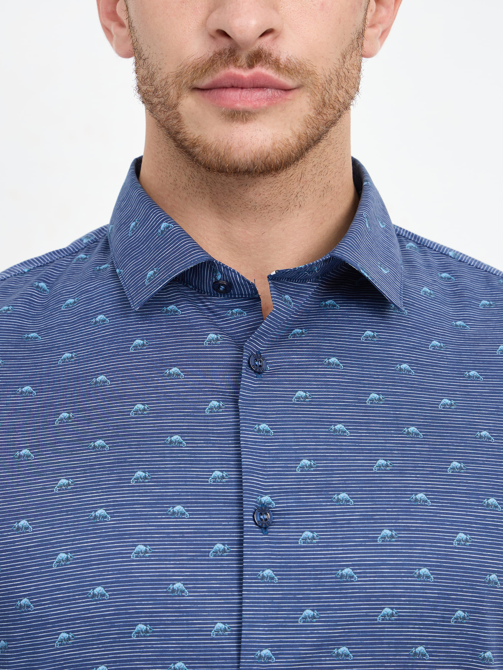 223/207/2832/ZN/1p STRETCH Сорочка мужская короткий рукав