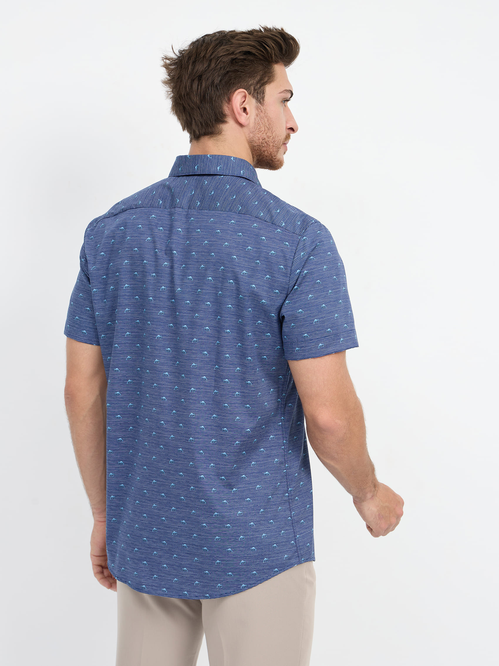 223/207/2832/ZN/1p STRETCH Сорочка мужская короткий рукав