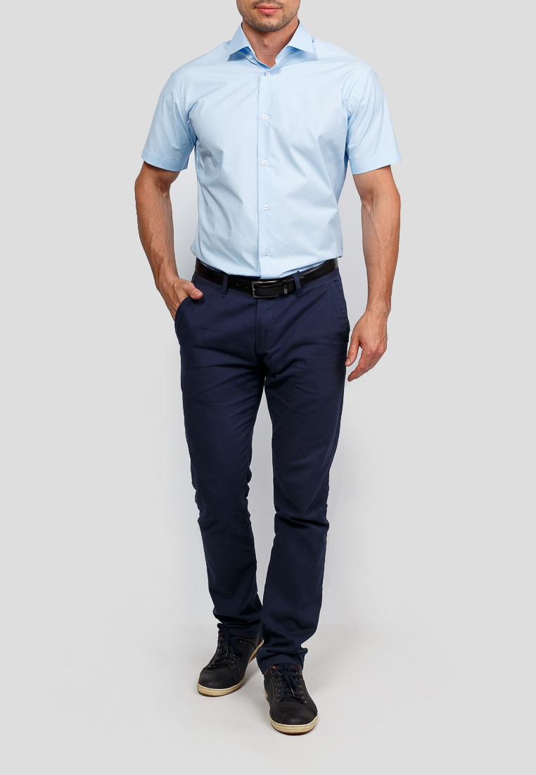 210/108/Z STRETCH Сорочка мужская короткий рукав