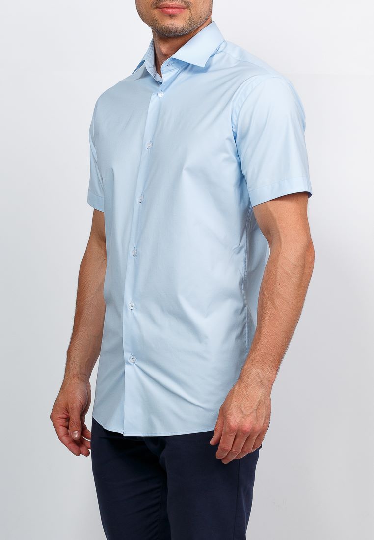 210/108/Z STRETCH Сорочка мужская короткий рукав