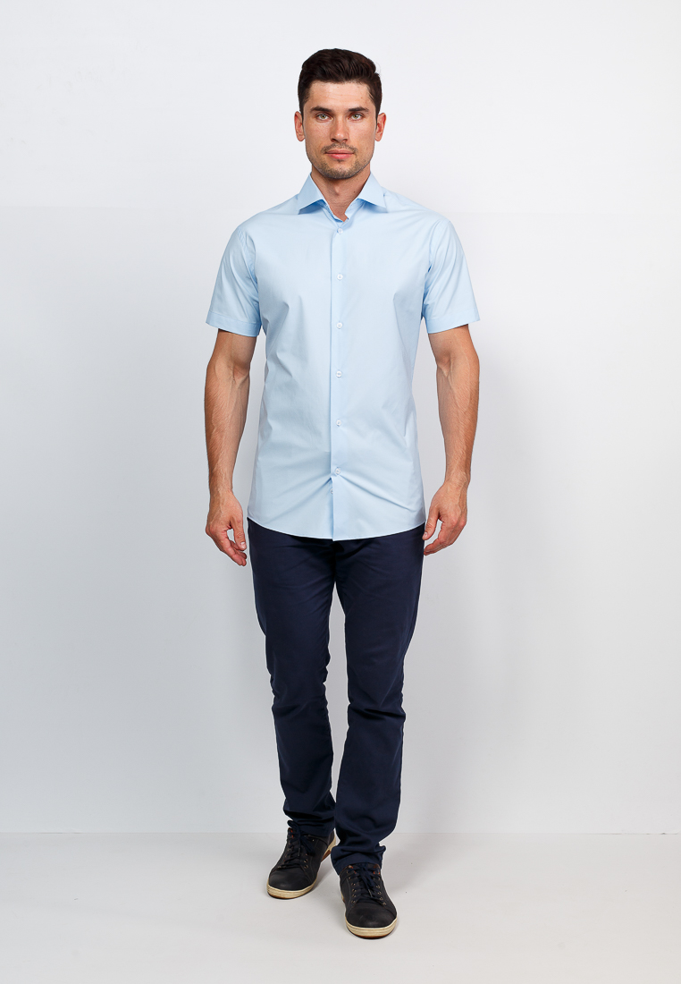 210/108/Z STRETCH Сорочка мужская короткий рукав