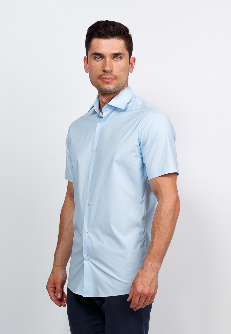 210/108/Z STRETCH Сорочка мужская короткий рукав