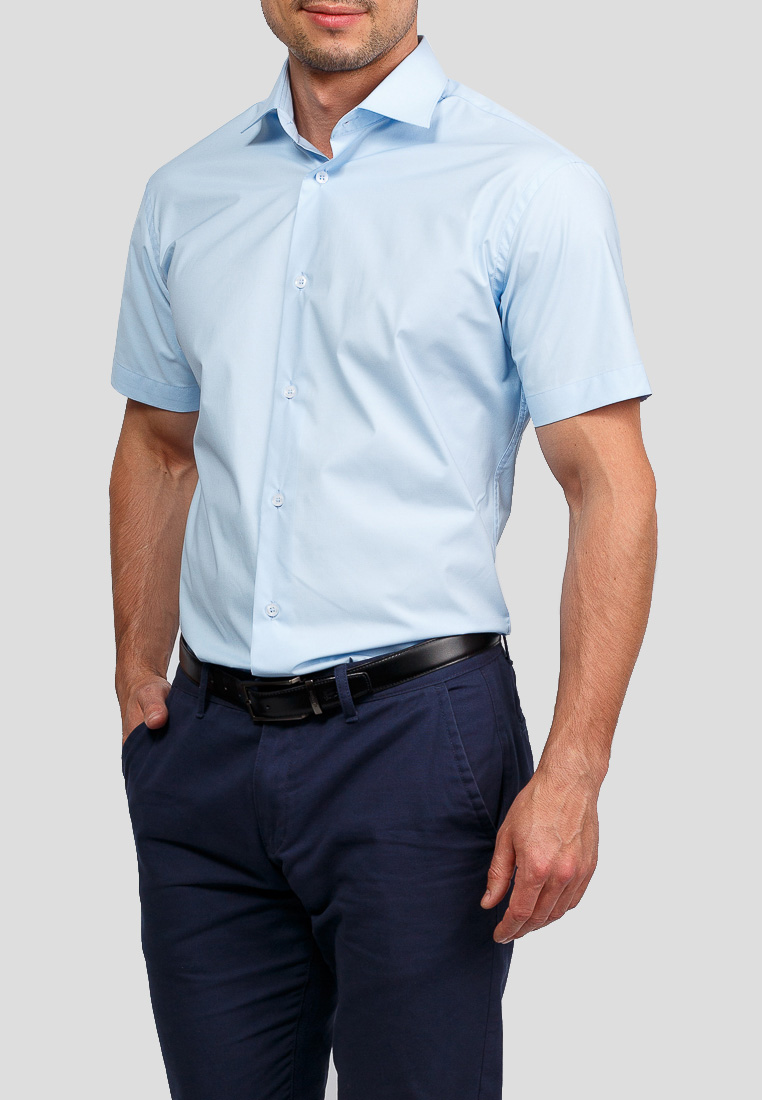 210/108/Z STRETCH Сорочка мужская короткий рукав