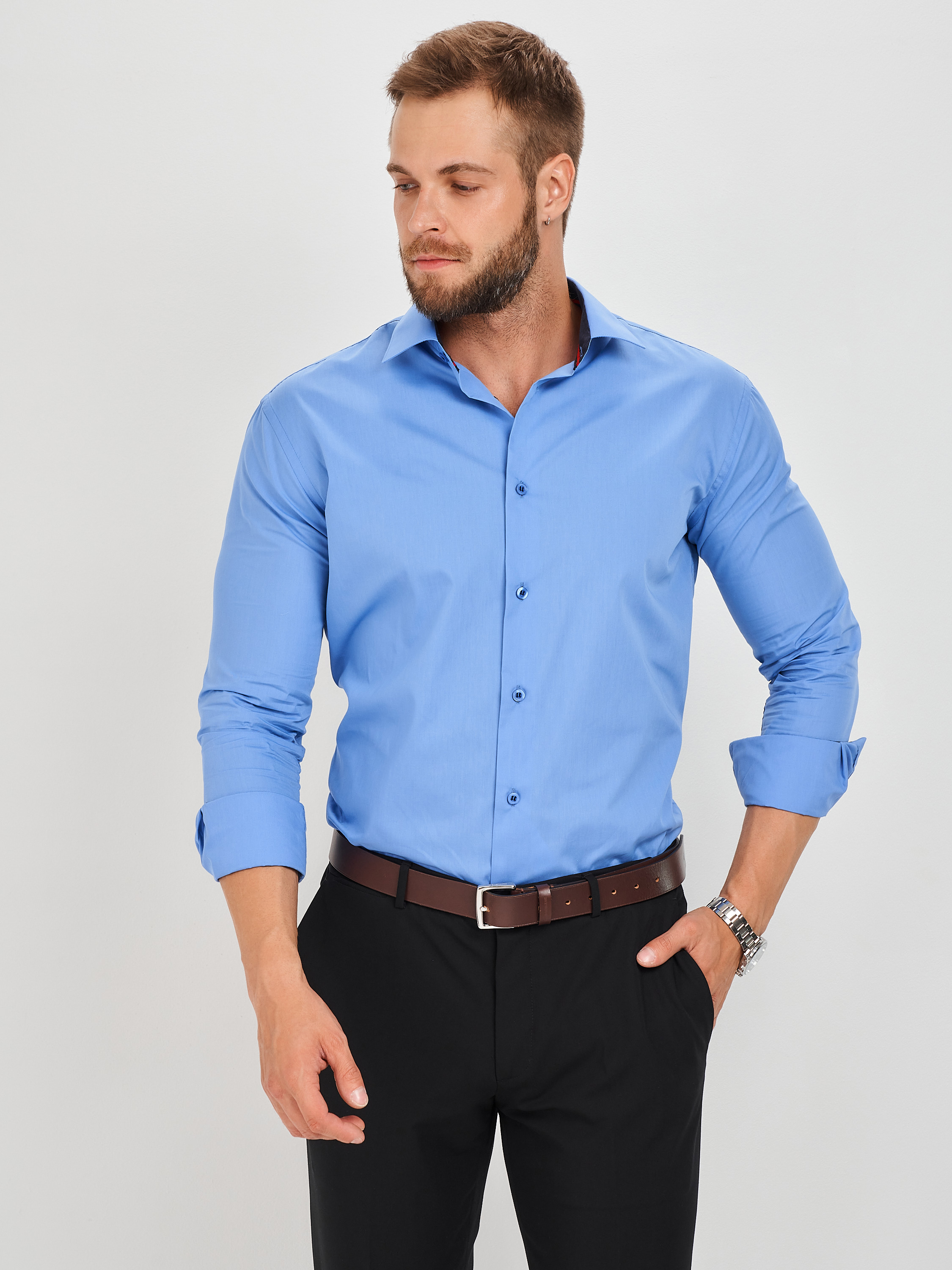 c220/157/004/Z/3p Сорочка мужская длинный рукав